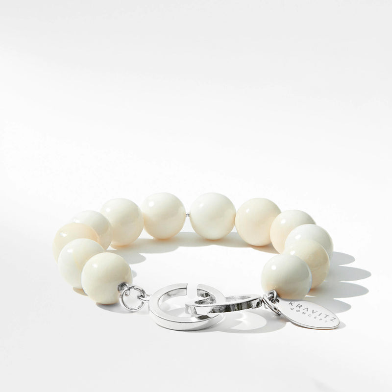 Ivory Shell Bracelet, 10mm
