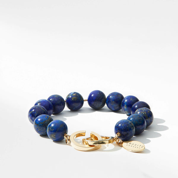 Lapis Lazuli-Armband, 10mm